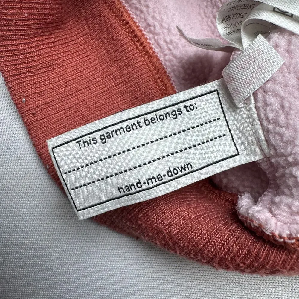 Patagonia Baby Synchilla Fleece Full Zip Vest Toddler 2T Pink Granola Gorpcore